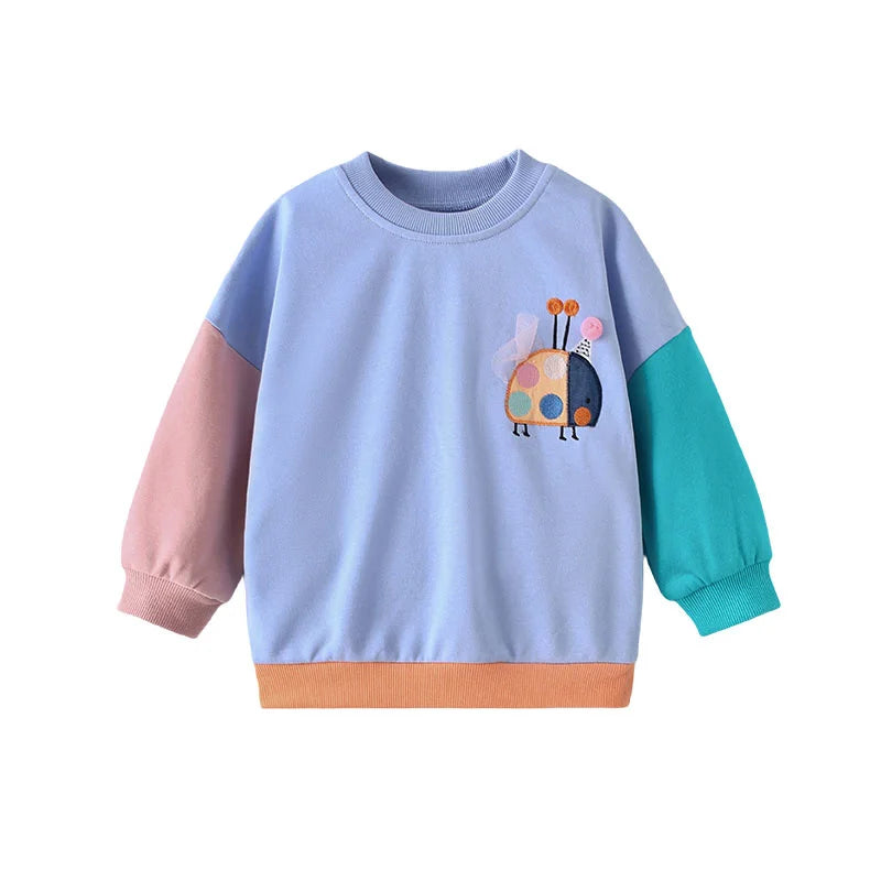 Full-Sleeve Watermelon Print Girls' Autumn Sweatshirts childrensterritory