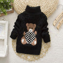 Kids Boy Girl Thick Knitted Turtleneck Sweaters childrensterritory