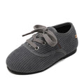 Little Boys and Girls Slip On Black Leather Shoes childrensterritory