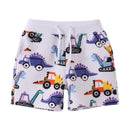 Kids Boys Jungle Theme Print Cotton Short Pants for Summer