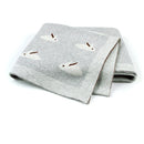 Cartoon Print Soft Cotton Fabric Baby Blankets childrensterritory