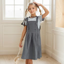 Kids/Teen Girls Solid Color Top and Dress Set for Summer childrensterritory