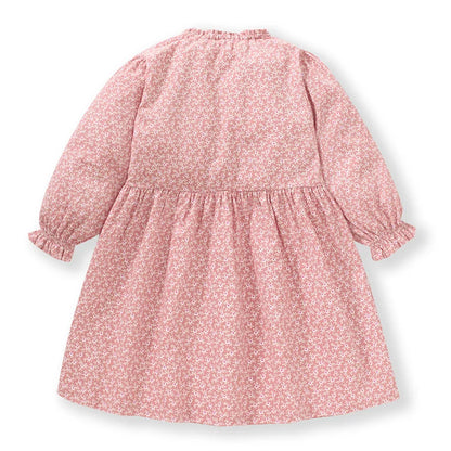 Kids Girls Floral Autumn Spring Casual Frocks childrensterritory