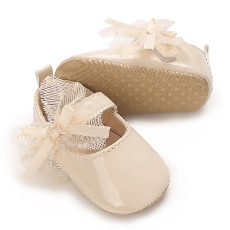 Baby Princess Bowknot Non-Slip Spring Shoes And Socks childrensterritory