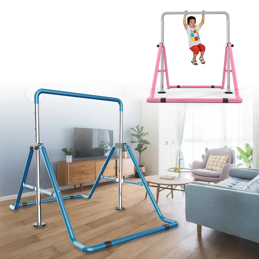 Kids Indoor Adjustable Gymnastics Training Bar childrensterritory