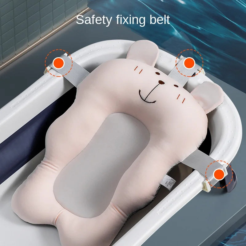 1pc Cartoon Design Portable Baby Non-Slip Bath Pad