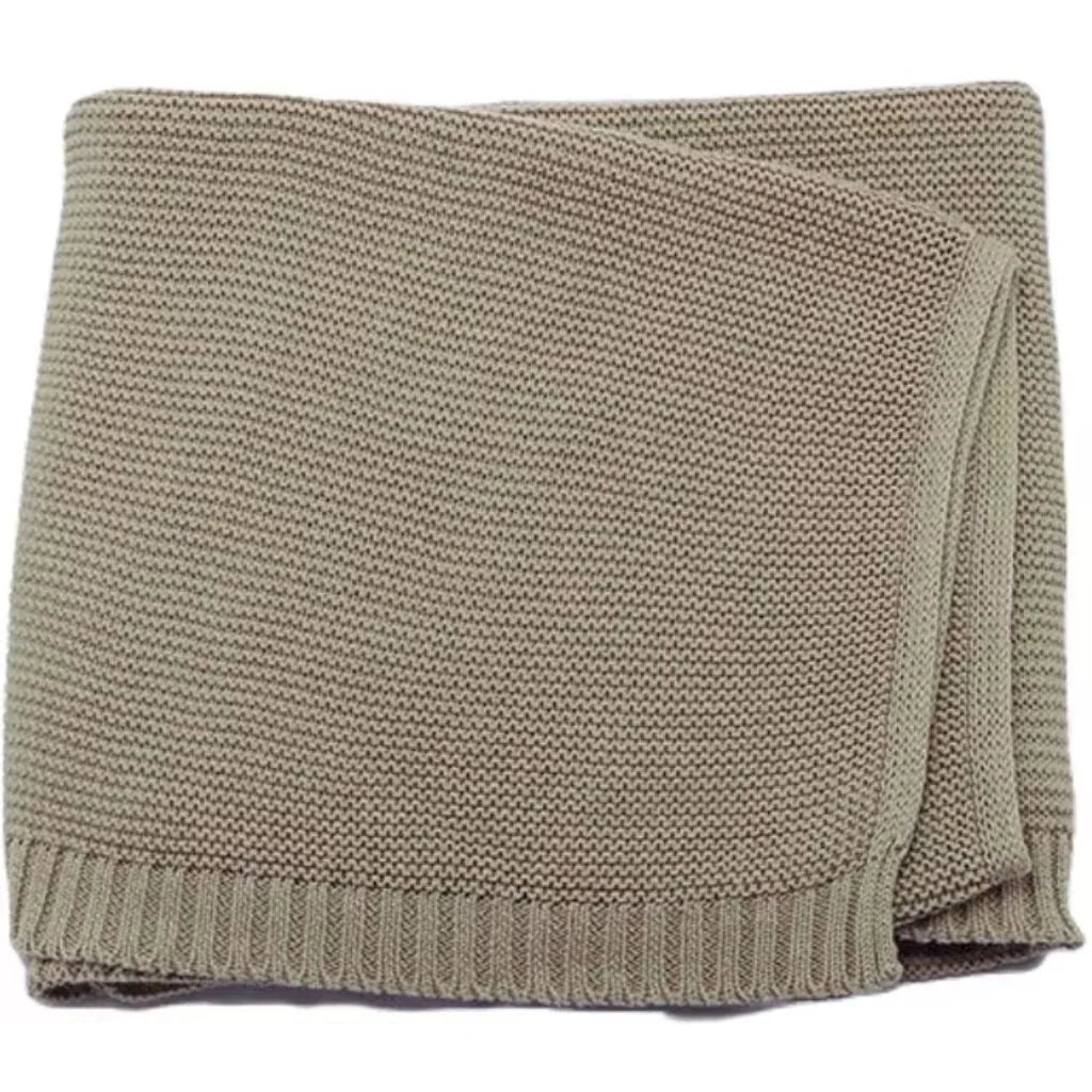 Personalized Name Embroidered Knitted Baby Blanket childrensterritory