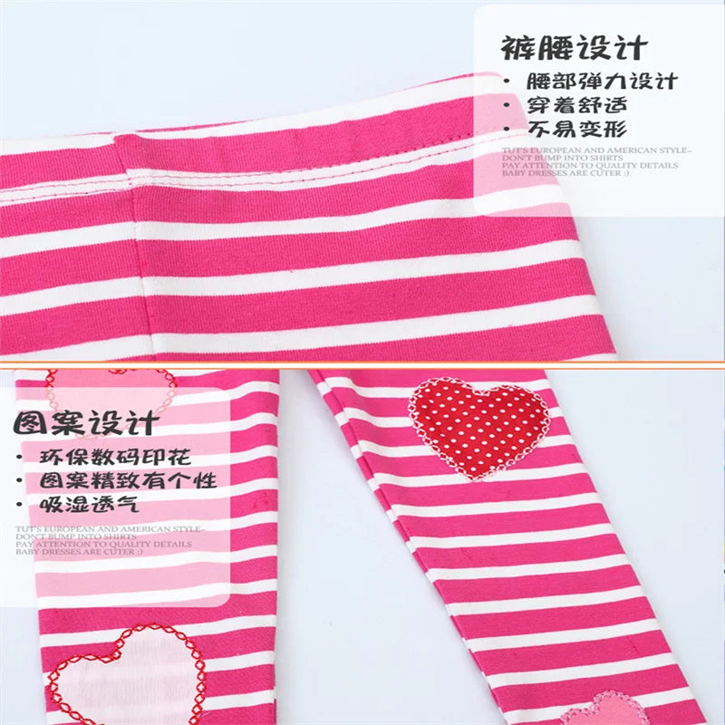 Unicorns Design Full-Length Leggings for Girls childrensterritory