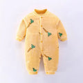 Soft Flannel Warm Printed Baby Romper for Winter