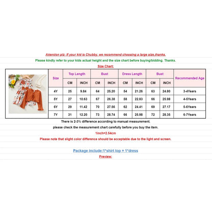 Kids Girls 2pcs Floral Princess Dress + Solid Color Jacket Set