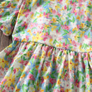 Kids Girls Floral Print Party Dress for Summer childrensterritory