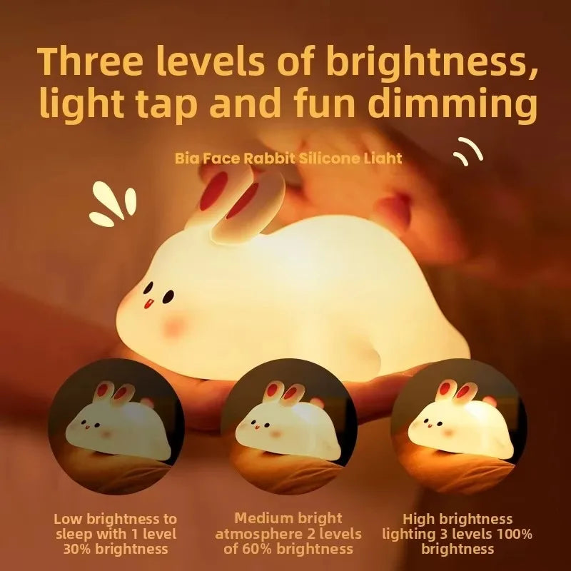 Rechargeable Touch Sensor Dimmable Cute LED Night Lights