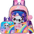 Full Size Cartoon School Backpack Set for Kids Girls childrensterritory