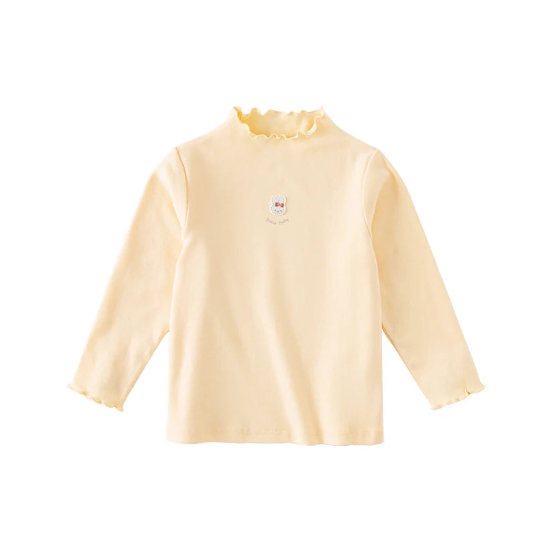 Kids Girls Casual Long Sleeve Cotton Tops for Autumn childrensterritory