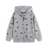 Dinosaurs Print Little Boys Zip-Up Cotton Hoodies childrensterritory