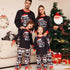 Letter Print Cute Family Matching Cotton Christmas Pajamas childrensterritory