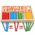 Kids Wooden Numbers Shapes Matching Montessori Toys childrensterritory