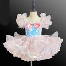 Kids Girls Sequins Tassel Modern Ballet Leotard Tutu Dresses childrensterritory