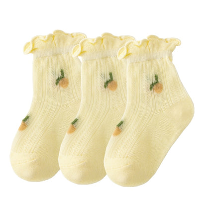 3Pair/lot New Thin Casual Baby/Toddler Summer Socks childrensterritory