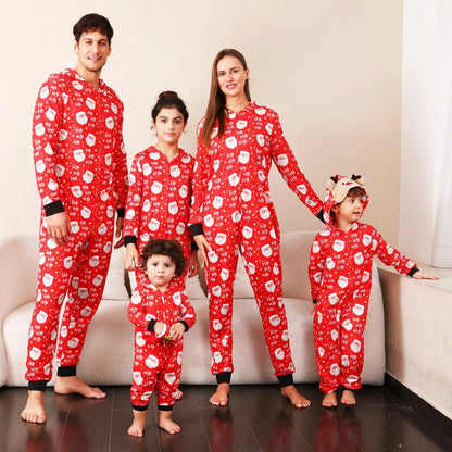Warm Snowman Print Christmas Matching Pajamas for Family childrensterritory