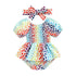 Baby Girls Heart/Leopard Print Bodysuit with Headband childrensterritory
