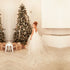 Kids Girl Long Train Floor Length Princess Ball Gown With Bow childrensterritory