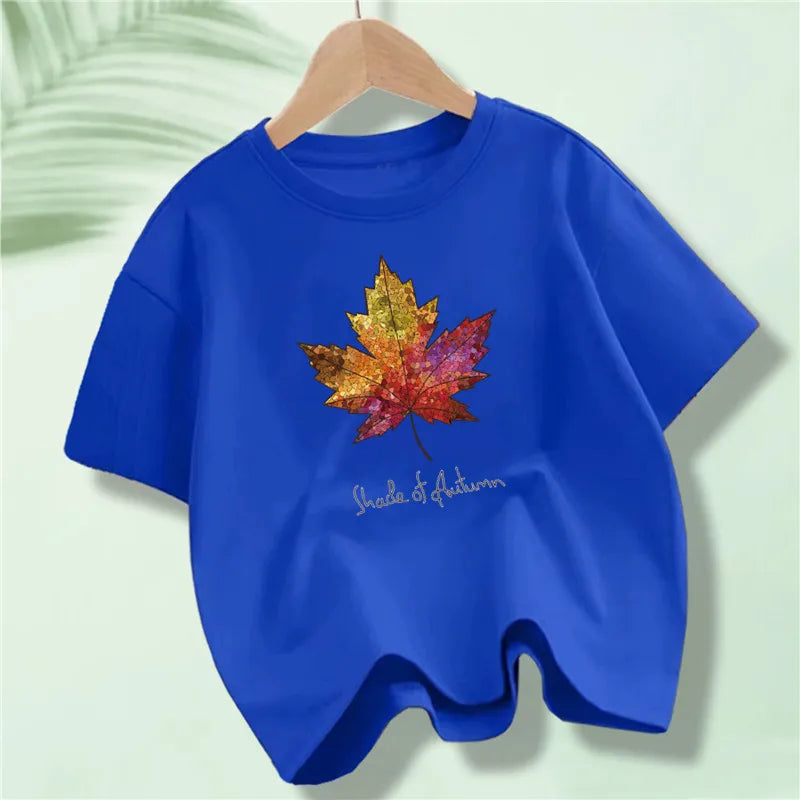 Short Sleeve Graphic Cotton Tees for Kids Boys Girls childrensterritory
