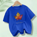 Short Sleeve Graphic Cotton Tees for Kids Boys Girls childrensterritory