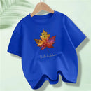 Short Sleeve Graphic Cotton Tees for Kids Boys Girls childrensterritory