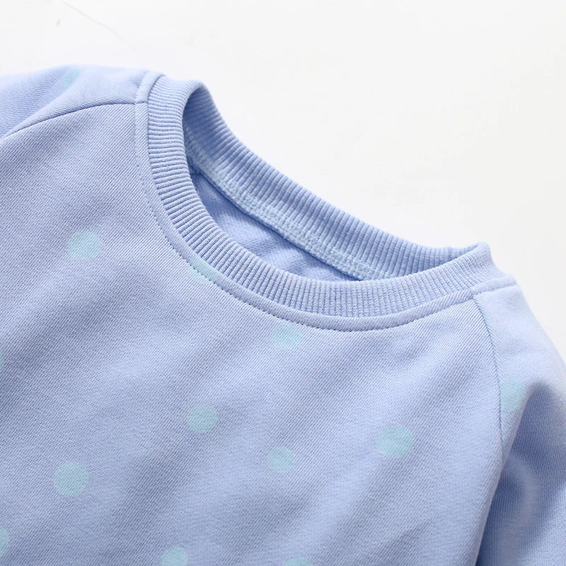 Colorful Snail Design Kids Girls Casual Dress childrensterritory