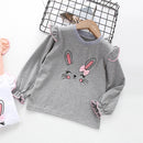 Kids Girl Cute Print Casual Sweatshirt And Pants 2-Piece Tracksuit