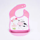 Soft Waterproof Cartoon Printed Adjustable Baby Bibs