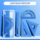 4 In 1 Aluminum Alloy Multifunctional Stationery Set childrensterritory