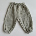 Printed Soft Cotton Girls Casual Pants childrensterritory