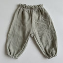 Printed Soft Cotton Girls Casual Pants childrensterritory