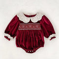 Baby Kids Long Sleeves Lace Design Christmas Party Costumes childrensterritory