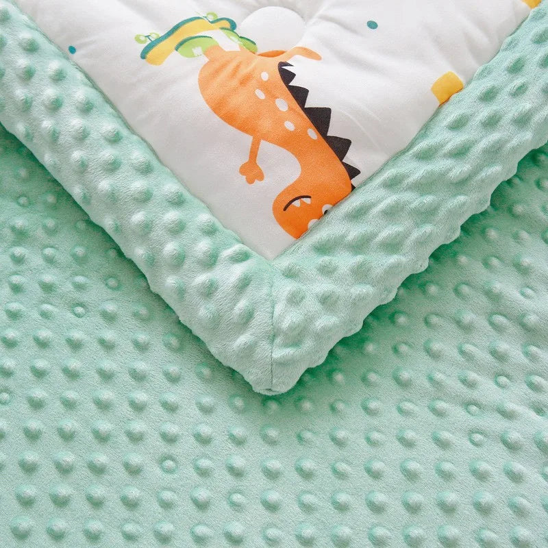 Soft Breathable Warm Baby Thick Quilted Blanket