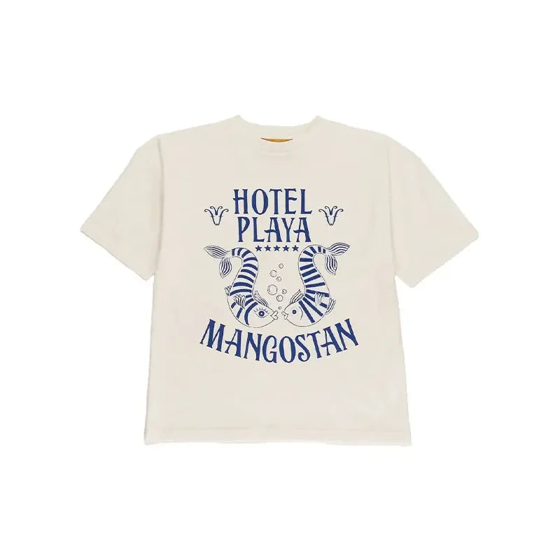 Letter and Cartoon Print Kids Casual Summer Clothes Set childrensterritory