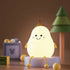 Rechargeable Pear Design 7 Colors Silicone Night Light childrensterritory