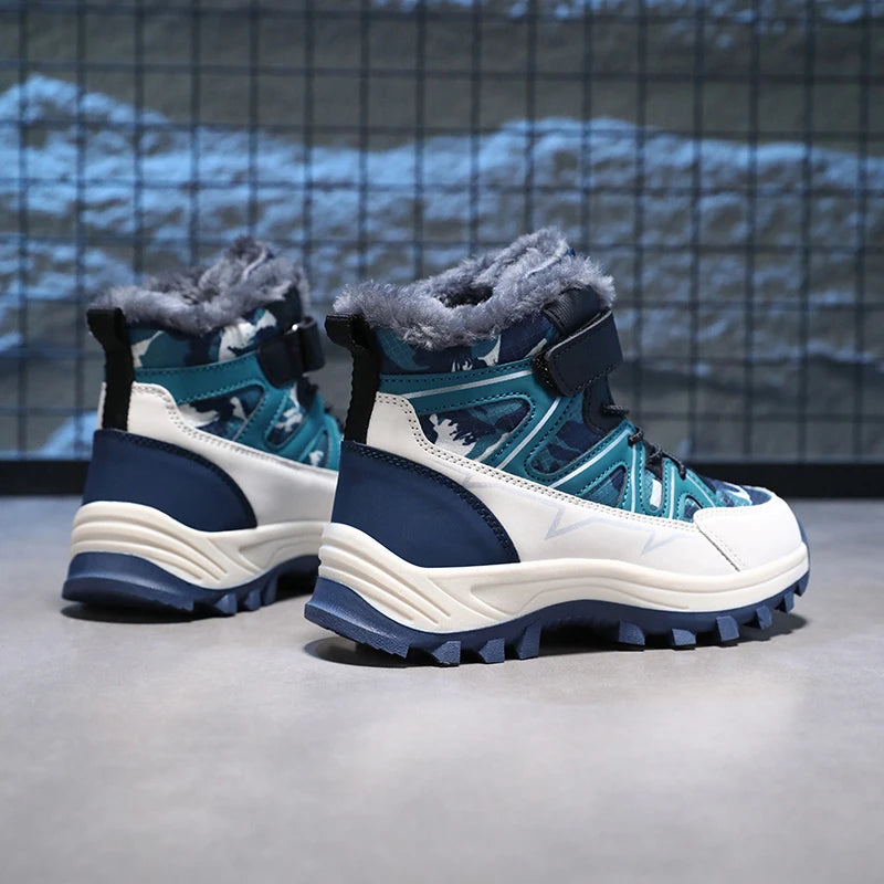 Kids’ Fur-Accented Stylish Casual Shoes