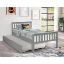 Twin Bed Frame with Headboard and Footboard childrensterritory