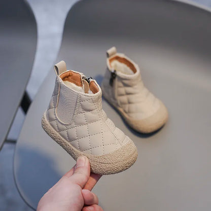Baby/Kids Non-Slip Plush Cotton Snow Boots childrensterritory