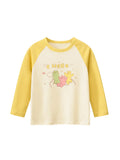 Girls' Cartoon Print Long Sleeves Stylish Tops childrensterritory