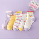 Baby/Kids 5 Pairs/Lot Breathable Casual Mesh Socks for Boy Girl childrensterritory