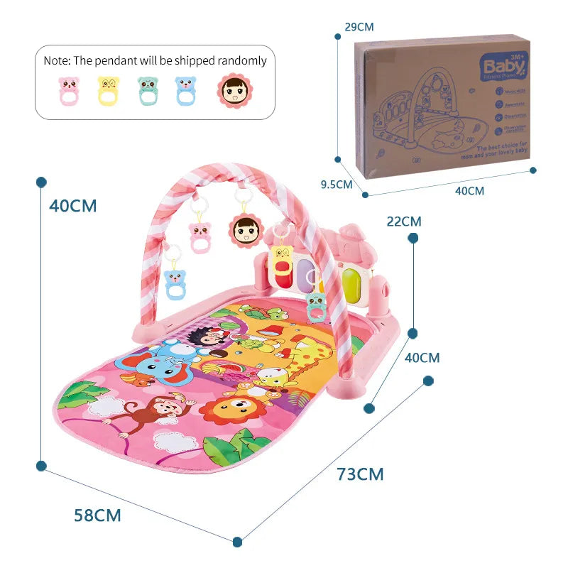 Musical Pedal Piano Baby Fitness Game Mat childrensterritory