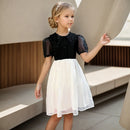 Casual Style Kids Girls Patchwork Princess Dress childrensterritory