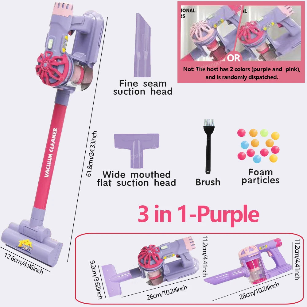 Kids' Safe & Durable Vacuum Cleaner Play Toy Set