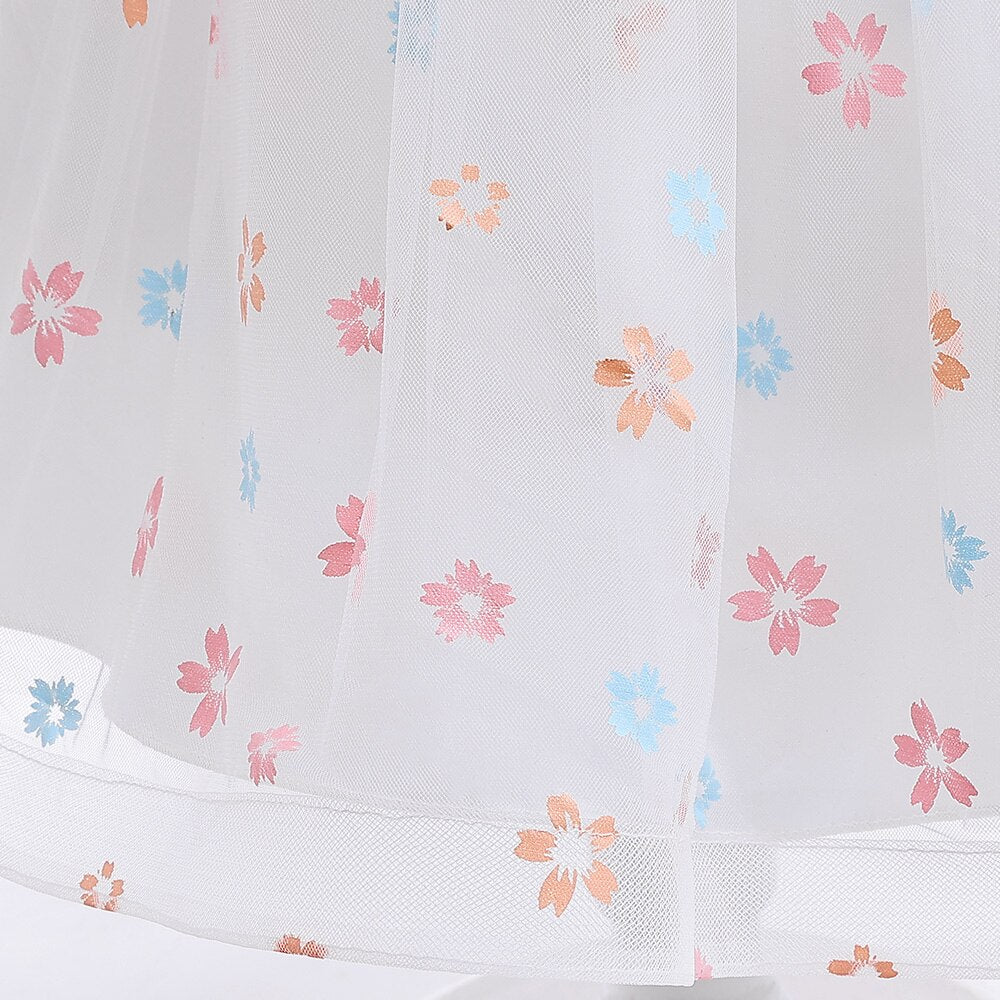 Kids Girls Colorful Flowers&