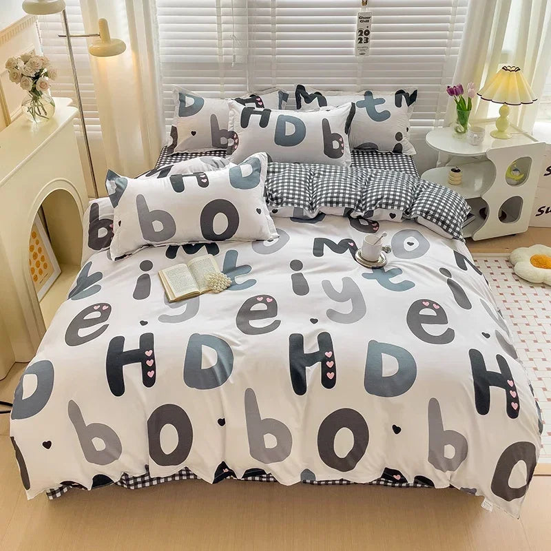 Soft & Breathable Cartoon Print Kids Bedsheets childrensterritory