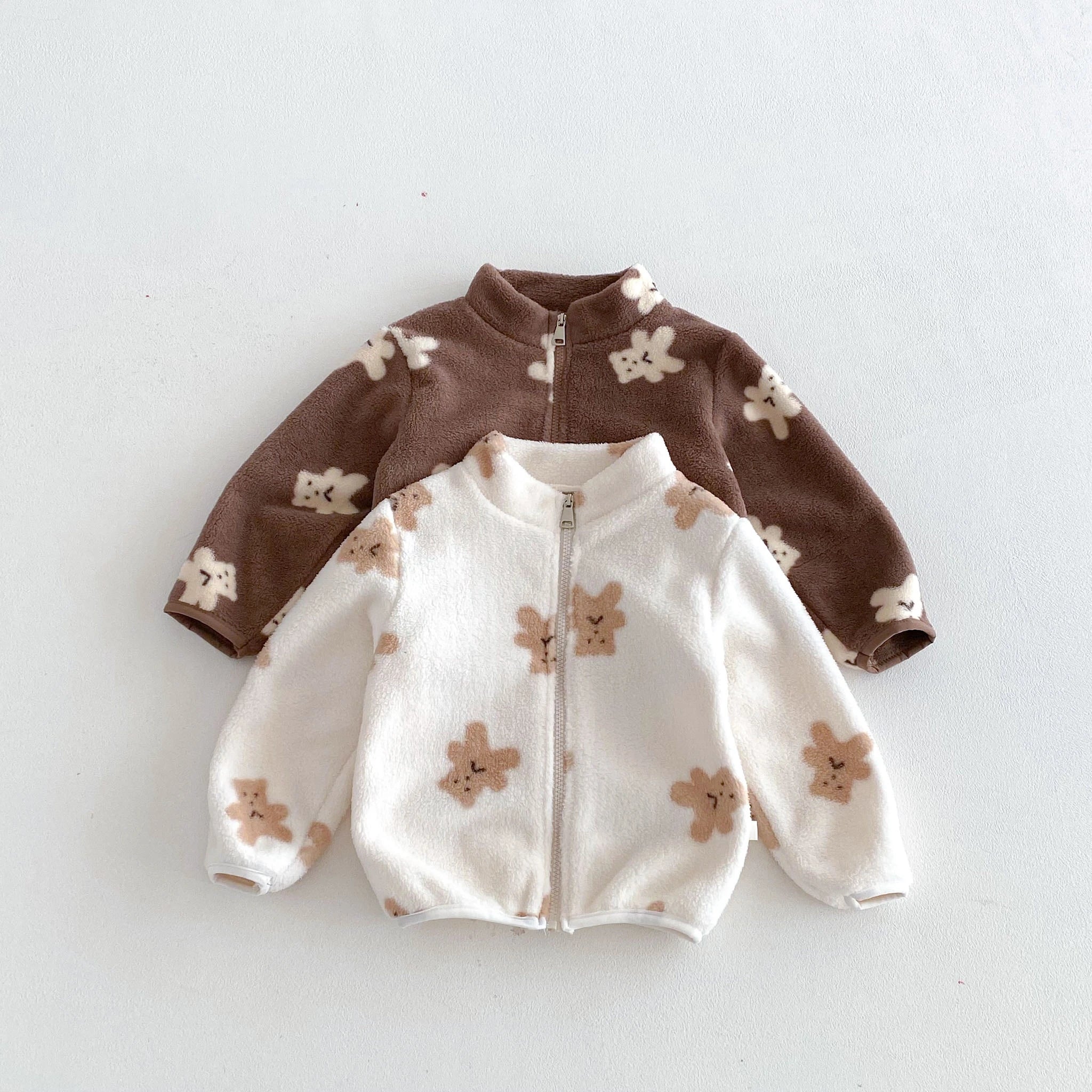 Kids' Cartoon Print Long Sleeves Warm Jacket